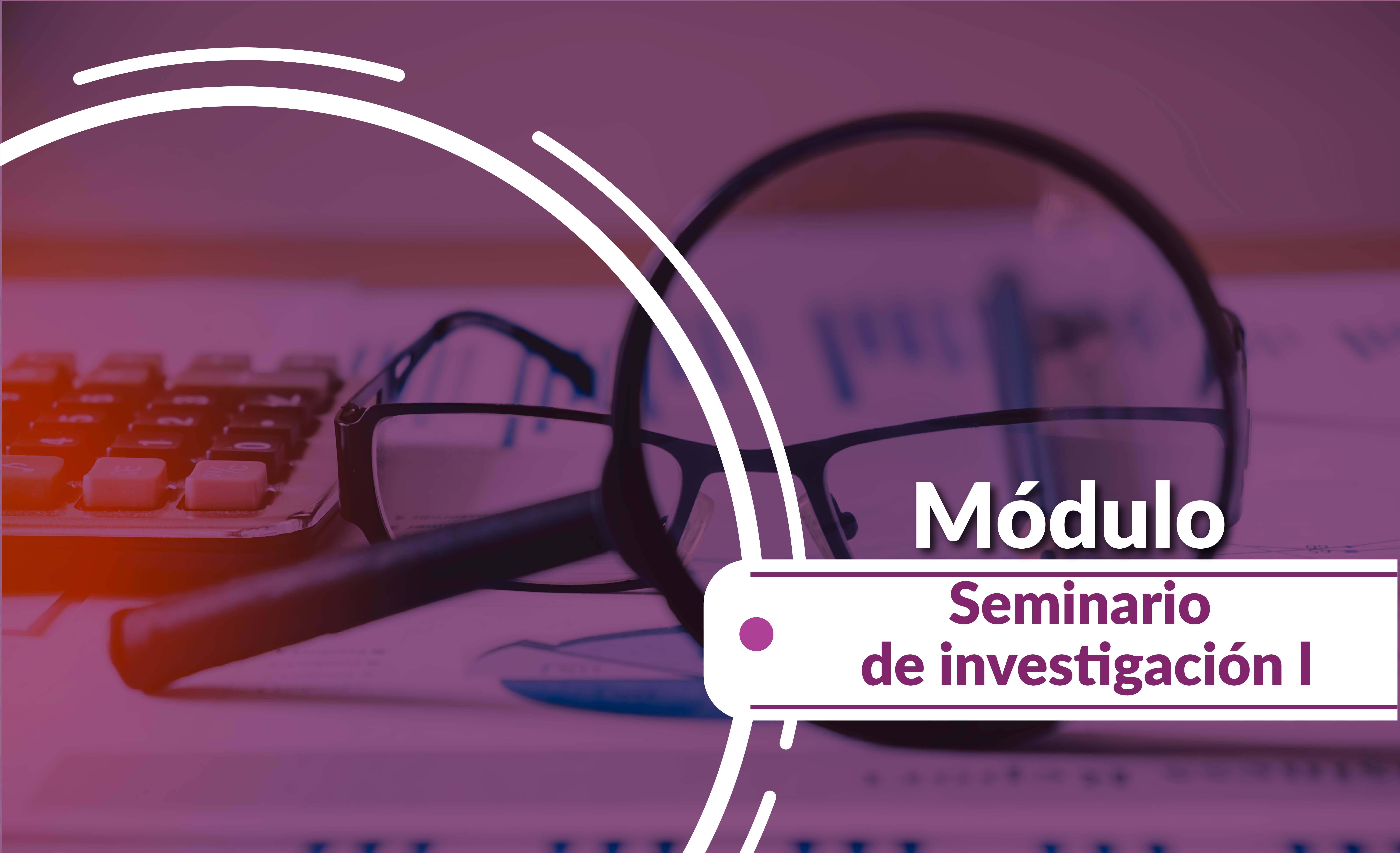 MAED103 Módulo Seminario de Investigación I 2024-2